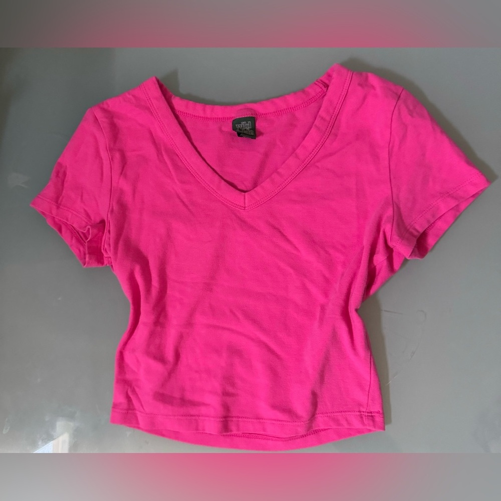 Wild Fable Short Sleeve Crop Top XS